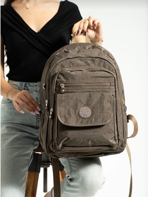 Mega Çanta Okul Çantası Mega Büyük Boy Leptop Bölmeli Çok Gözlü Sırt Çantası