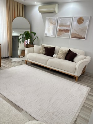 GÜLCEM HOME Ihtişam Perge,  Emsalsiz Ipeksi Yün Tuşeli Triko Akrilik Oturma Odası ve Salon Halısı