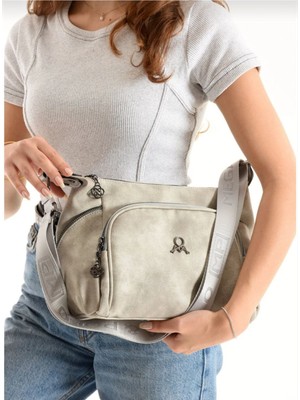 Kadın Mega Büyük Boy Çok Bölmeli Omuz Çantası ve Sırt Çantası