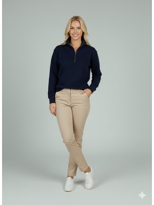 On Triko Taş Detaylı Sweat 76343