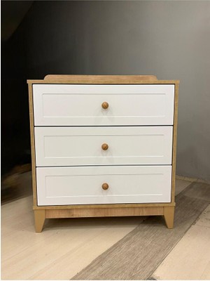 Cozibo Marin Çok Amaçlı Dolap , Çekmeceli Şifonyer , Kapaklı Şifonyer , 3 Çekmeceli Şifonyer