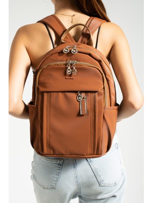 MEGA Kadın Paraşut Kumaş Orta Boy Sırt Çantası