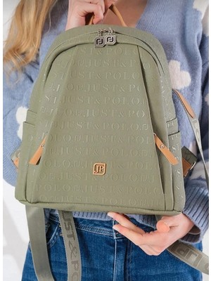 Gp Gues Polo Just Polo Of Colors Kadın 9 Bölmeli Sırt ve Omuz Çantası Çantası