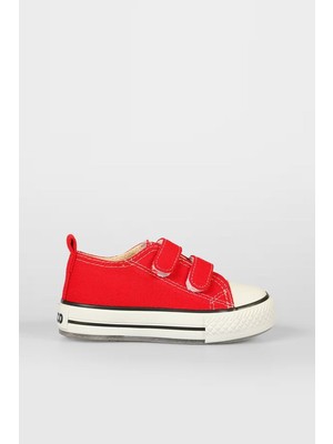 Vicco Pino Işıklı Çocuk Kırmızı Keten Ayakkabı