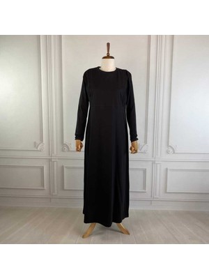 Mersha Collection Mersha Uzun Kol Astar Emzirme Elbisesi - Lohusa Içlik - Emzirme Içlik