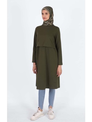 Mersha Collection Emzirme Özellikli Tunik - Lohusa Anneler Için Pratik Tasarım