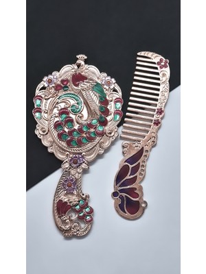 Serenity Özel Kutulu Hediyelik Otantik Ayna Takımı14