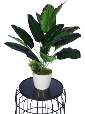 Yapay Çiçek Sitesi Yapay Mini Muz Tanzimi 65 cm