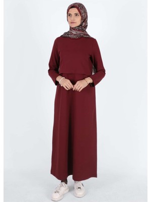 Mersha Collection 4 Mevsim Emzirme Özellikli Elbise - Lohusa Anne Kıyafeti