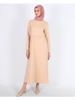 Mersha Collection 4 Mevsim Emzirme Özellikli Elbise - Lohusa Anne Kıyafeti