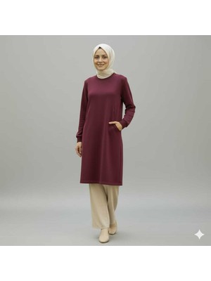 Mersha Collection Mersha Zarif Emzirme Özellikli Lohusa Tuniği – Pratik ve Şık