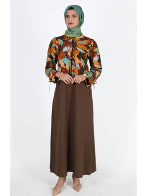 Mersha Collection Natural Ceketli Emzirme Takımı - Lohusa Anneler Için Yelek