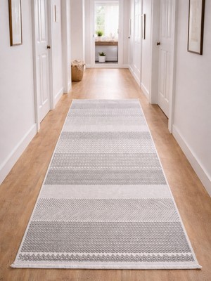 Merinos Halı Merinos Still 77347-095 Özel Kesme Halı Antrasit