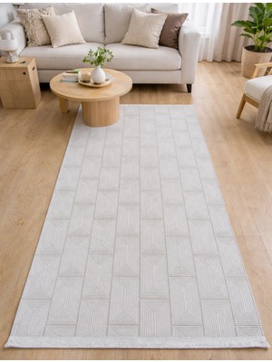 Merinos Halı Merinos Still 63237-062 Özel Kesme Halı Krem