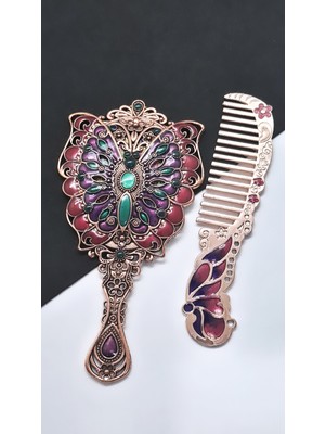 Serenity Özel Kutulu Hediyelik Otantik Ayna Takımı16