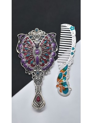 Serenity Özel Kutulu Hediyelik Otantik Ayna Takımı16