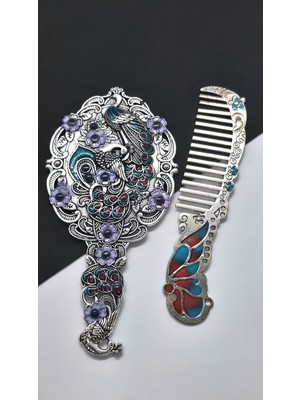 Serenity Özel Kutulu Hediyelik Otantik Ayna Takımı15