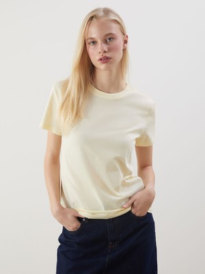 Lc Waikiki Yeni Sezon Bisiklet Yaka Kadın Tişört