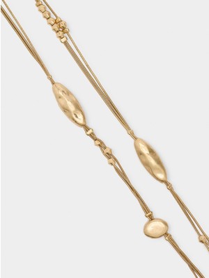 Parfois Çoklu Etkili Metalik Boncuklu Kolye