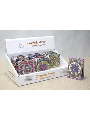 Akıllı Durak Taşlı El Aynası Dikdörtgen Ince