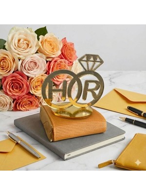 Evsay Kişiye Özel Masa Üstü Isimlik Söz Nişan Düğün Isimliği