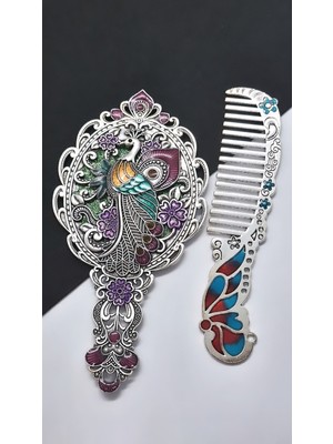 Serenity Özel Kutulu Hediyelik Otantik Ayna Takımı17