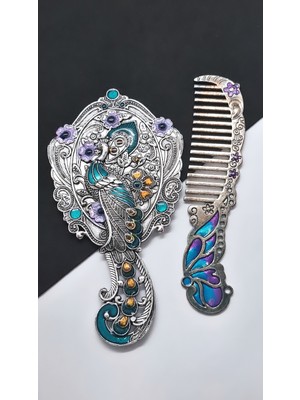 Serenity Özel Kutulu Hediyelik Otantik Ayna Takımı17