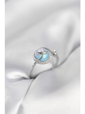 Inure Jewelry Gümüş Renk Balık Kuyruğu Okyanus Model Kadın Yüzük