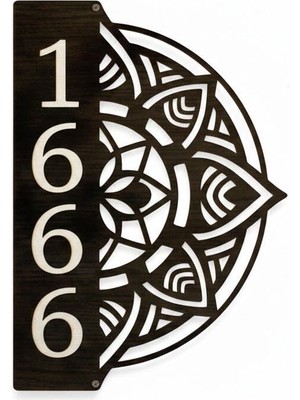 Evsay Modern Ev Numarası Tabelası Kişiselleştirilmiş Ev Kapı Numarası Kapı Süsü