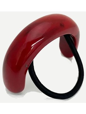 New Obsessions Akrilik Arch Lastikli Atkuyruğu Tokası