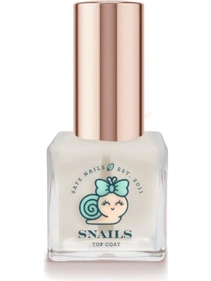 Snails Su Bazlı Oje   - Top Coat