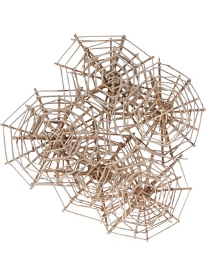 Yapay Çiçek Sitesi Rattan Dekoratif Örümcek Ağı 5li