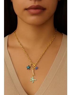 Jewerly Deniz Tılsımı Çelik Kolye
