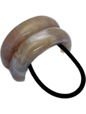 New Obsessions Akrilik Petit Lastikli Atkuyruğu Tokası