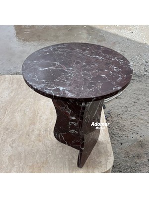 Adomar Marble Rosso Levanto Yan Sehpa