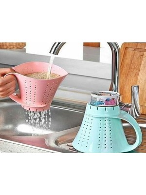 Novytech Sürahi Şeklinde Pirinç Yıkama Süzgeci - Lisinya