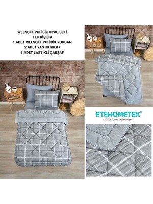 Ete Hometex Tek Kişilik Welsoft Uyku Seti