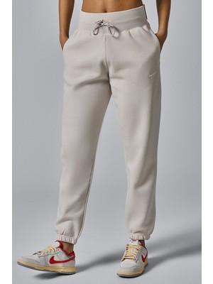 Nike Sportswear Phoenix Fleece Yüksek Belli Oversize Kesim Kadın Eşofman Altı