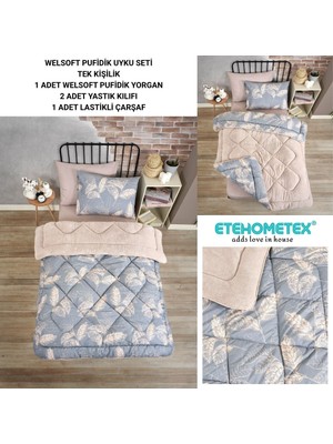 Ete Hometex Tek Kişilik Welsoft Uyku Seti