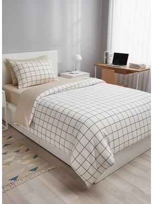 Üntaş Desıgn Of Colours Tek Kişilik Lastikli Çarşaflı Nevresim Takımı