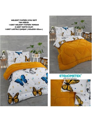 Ete Hometex Tek Kişilik Welsoft Uyku Seti