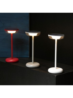 Moda Banuş Premium Masa Lambası Güneş Enerjili - Dış Ortama Uyumlu Solar Panel