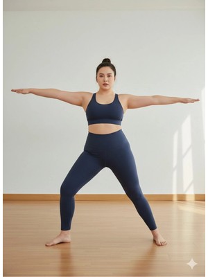 Bitangosu Büyük Beden Sporcu Tayt- Yüksek Bel- Korseli-Her Mevsim Çok Rahat-Esnek