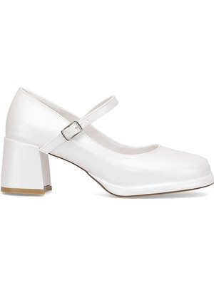 Ayakkabı Fuarı Elit PM559 K100-1 Kadın Klasik Topuklu Ayakkabı Sedef