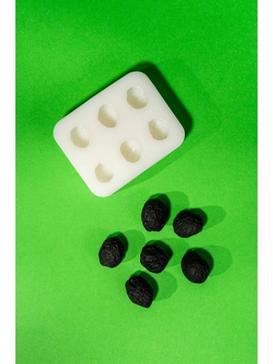 Rufus Concept Siyah Zeytin Altılı Silikon Mum Kalıbı