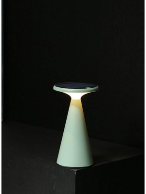 Moda Banuş Premium Masa Lambası Güneş Enerjili - Dış Ortama Uyumlu Solar Panel