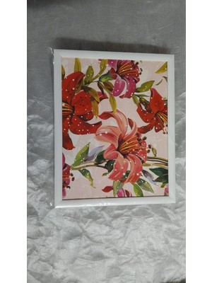 Es Dekor Kırmızı Çiçekler Minderli Desenli Keyif Tepsi  1 Adet