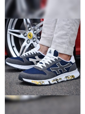 Mc Jamper 2444 Erkek Klasik Sneaker Lacivert - Gri