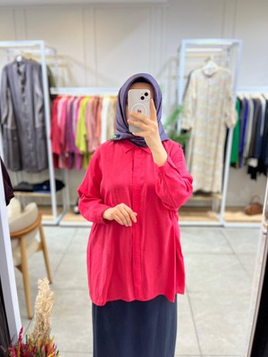 Nuss 3001 Oversize Düğmeli Gömlek Siglamen