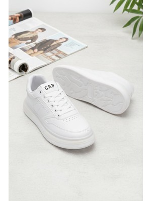 Cap 2040 Erkek Klasik Sneaker Beyaz